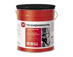 Герметик бутил-каучуковый ТЕХНОНИКОЛЬ №45 (серый), ведро 16кг