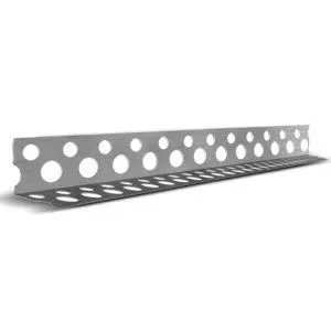 Профиль пласт. PL 25х25 углов. перф. 3 м ПЕРФОЛЮКС (100 шт/уп/7000 шт)